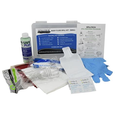 Spilltech® Body Fluid Spill Kit 6l Ph7 Neutralising Hazards