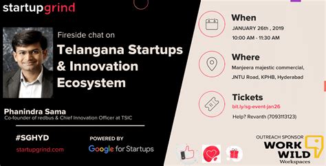 Telangana Startups And Innovation Ecosystem Fireside Chat With