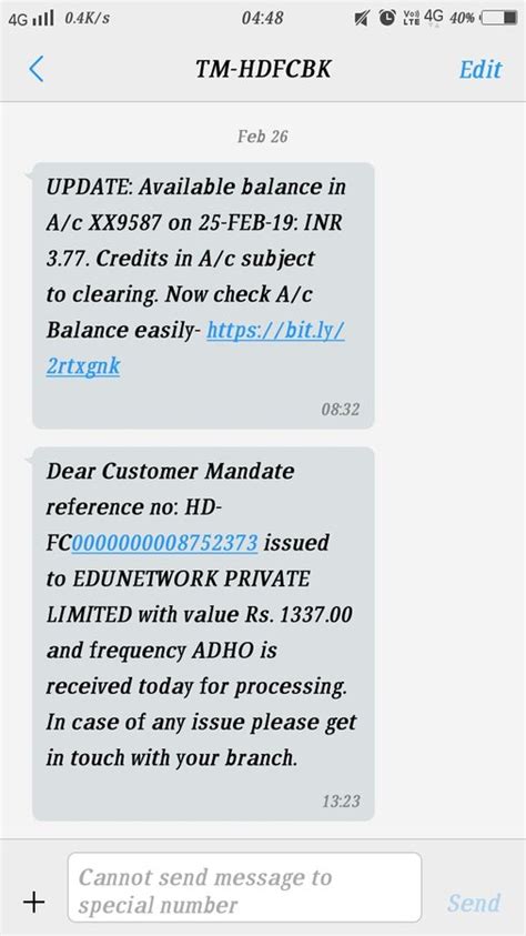 Resolved Hdfc Bank — Wrong Transaction Dc Intl Pos Markup St