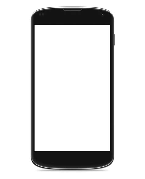 Blank Phone Screen Template