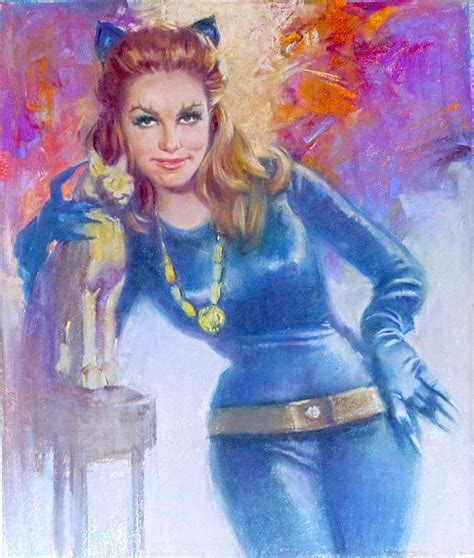 Catwoman By Harley Brown Julie Newmar Comic Art Catwoman