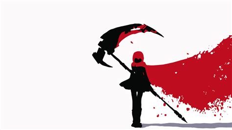 Download 1920x1080 Wallpaper Ruby Rose Rwby Anime Minimal Full Hd