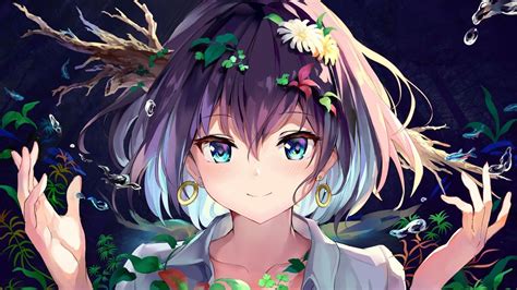 Anime Girl Short Hair Android Wallpapers Wallpaper Cave Anime Girl