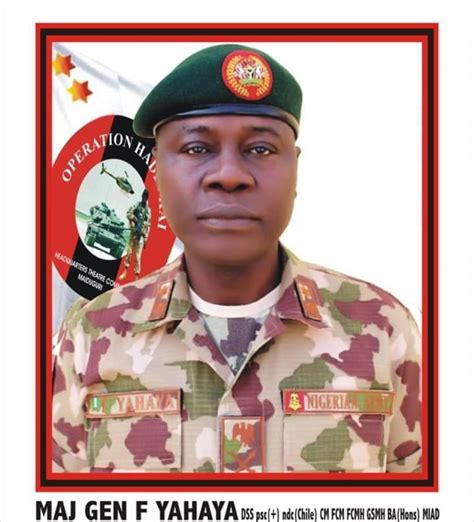 Know Your New Chief Of Army Staff Maj Gen Yahaya National Wire