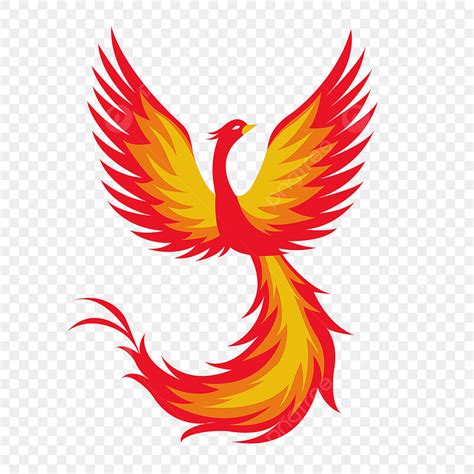 Phoenixes Clipart Png Images Flying Upward Tricolor Phoenix Clip Art