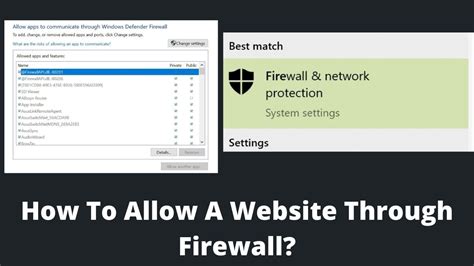 How To Allow A Website Through Firewall Whitelist Any Domain From