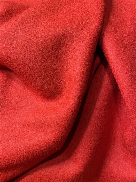 New Designer 100 Wool Red Coat Fabric