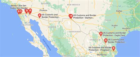 Lista De Cruces Fronterizos Entre Estados Unidos Y México Mexpro 2023