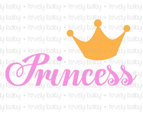 Download PRINCESS BABY SVG CROWN