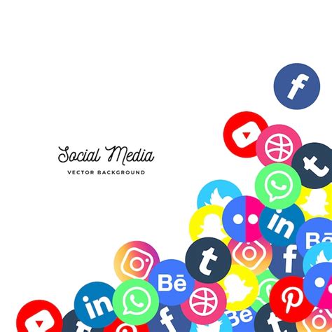 Free Vector Social Media Background