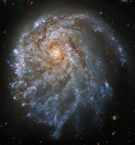 Hubble Inspects A Contorted Spiral Galaxy Esahubble