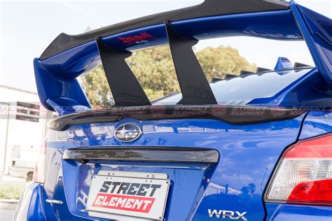 Se V2 Style Rear Trunk Spoiler For 2014 2020 Subaru Wrxsti V1 Va Unp