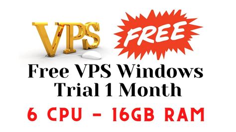 Vps free trial 1 year. Free VPS Windows Trial 1 Month (Windows Server 2019 - 6 ...