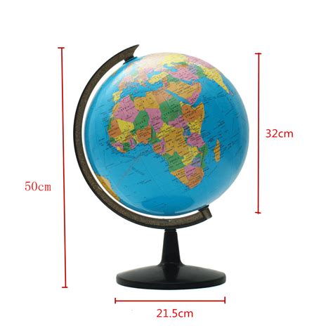 32cm Rotating World Earth Globe Atlas Map Geography Education Toy