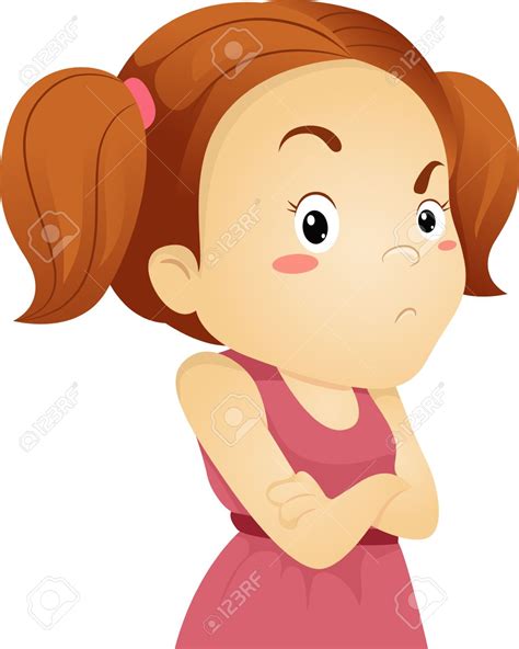 Angry Little Girl Clipart Free Download On Clipartmag