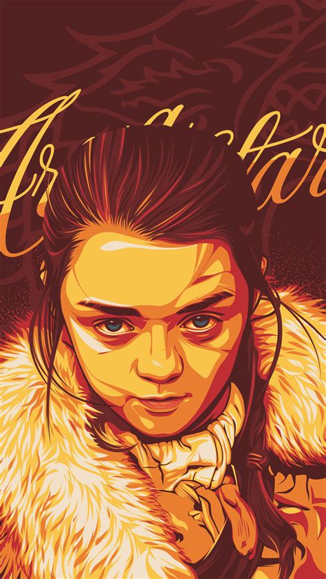 1080x1920 1080x1920 Arya Stark Game Of Thrones Tv Shows Artist