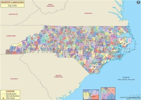 North Carolina Zip Code Map North Carolina Postal Code Maps Maker
