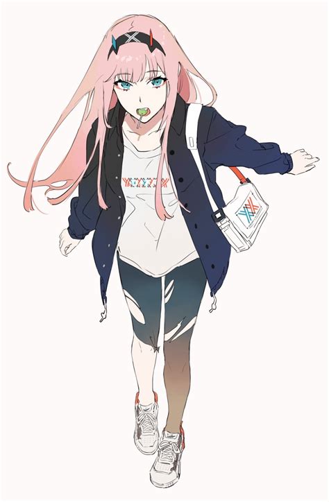 Zero Two Darling In The Franxx Image Zerochan Anime Image Board