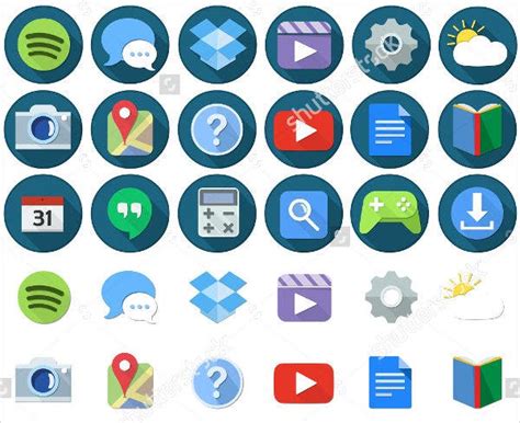 7 Android App Icons Design Templates Free And Premium