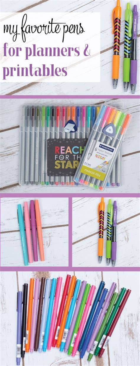 My Favorite Pens To Use In Planners And Printables I Think I Have A