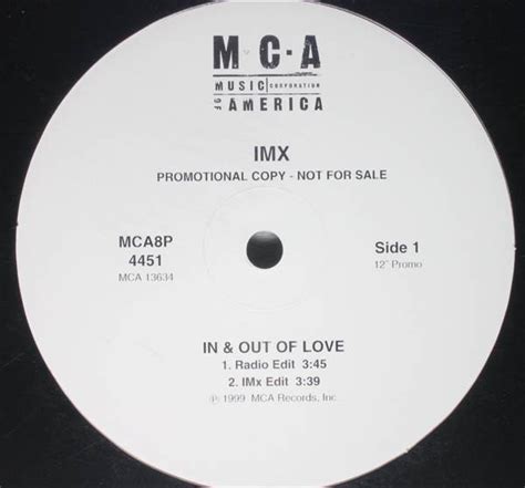 Imx In And Out Of Love Releases Reviews Credits Discogs