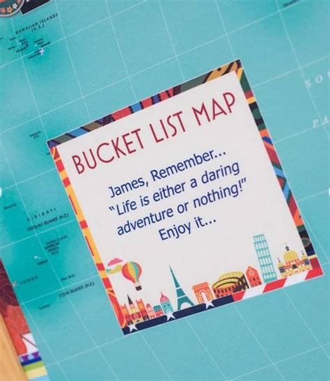 Personalised World Bucket List Map By Thelittleboysroom