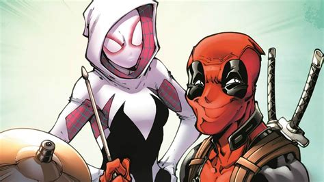 Exclusive Cover Reveal Spider Gwen 4 Deadpool Memes Variant Comic