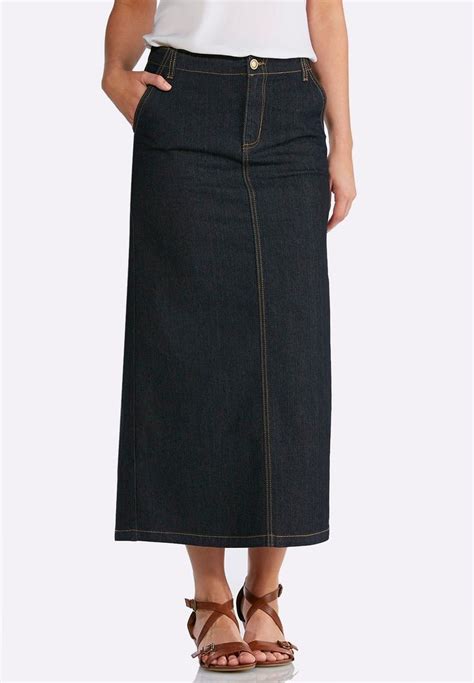 Rinse Wash Denim Skirt Skirts Cato Fashions Plus Size Skirts Denim