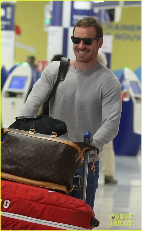 Michael Fassbender And Alicia Vikander Spotted At Airport Ahead Of