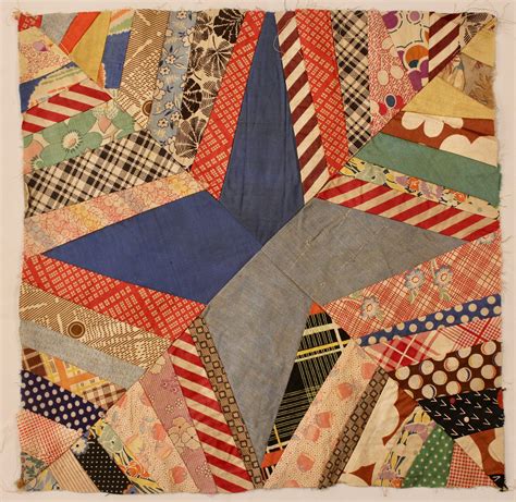Americana Vintage Star Quilt Block Rare Collectable Framable