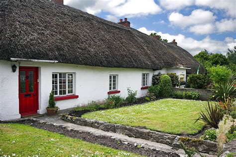 Thatch Roof Cottage In Traditional Village Of Adare Ireland Photograph