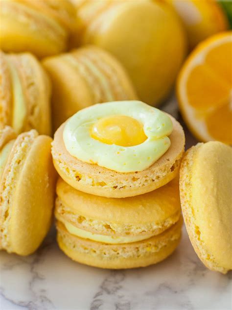 Triple Lemon Macarons Recipe Video Recipe Lemon Macarons Macaron