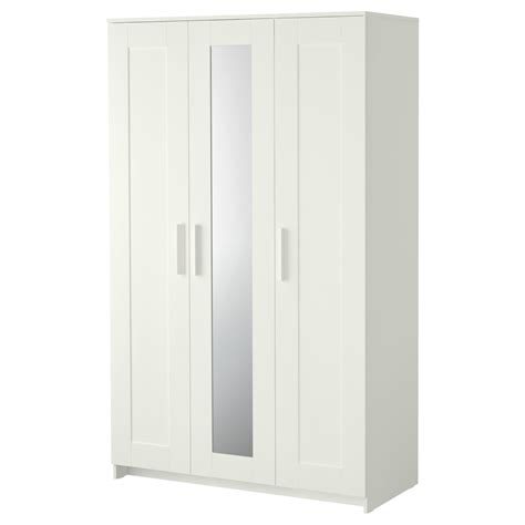 Perfect for folded as well as long and short hanging garments. BRIMNES Guardaroba a 3 ante - bianco - IKEA