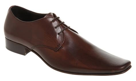 Mens Brown Dress Shoes Handmade Leather Shoes Men Real Leather On Luulla