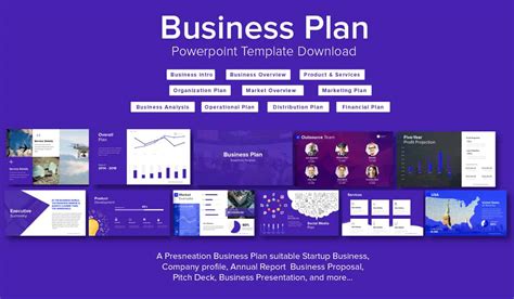 Business Plan Powerpoint Template Download Presentation Presentations