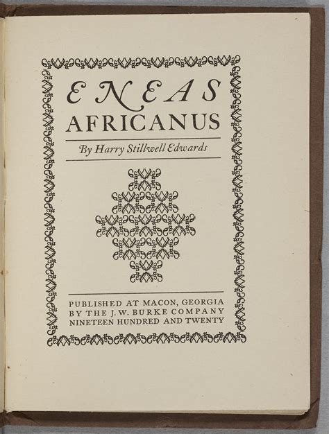 Eneas Africanus The Chapel Hill Rare Book Blog