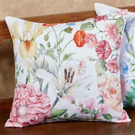 Floral Indoor Outdoor Decorative Pillows