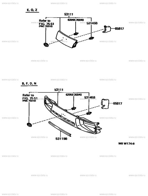 Radiator Grille For Toyota Lite Ace Cr G Genuine Parts