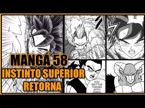 Doragon bōru sūpā) the manga series is written and illustrated by toyotarō with supervision and guidance from original dragon ball author akira toriyama. DRAGON BALL SUPER 58 - O RETORNO DO INSTINTO SUPERIOR - YouTube