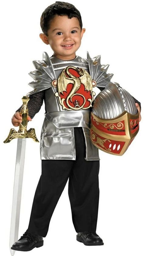 Boys Medieval Knight Costume Halloween Toddler 3t 4t Soldier Knight