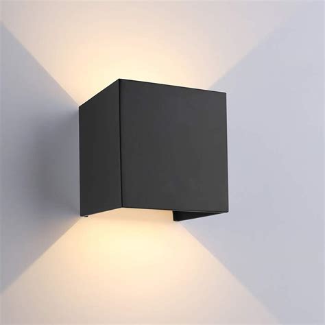 Modern Brief Cube Adjustable Wall Lamps 9w 12w Led Wall Light Outdoor