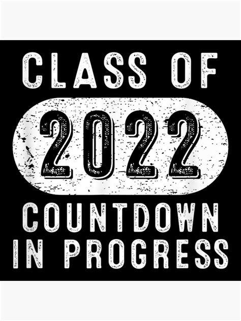 Senior 2022 Countdown To Graduation Graduating Poster For Sale By