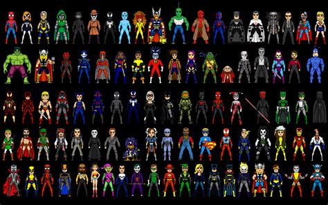 All Marvel Superheroes And Villains