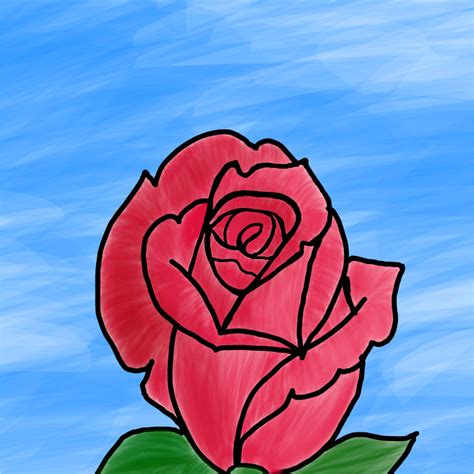Enjoy Your Roses Drawings Sketchport