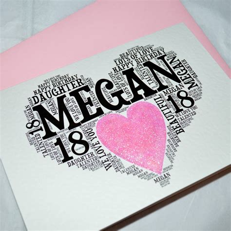 Personalised 18th Birthday Sparkle Card By Sew Very English