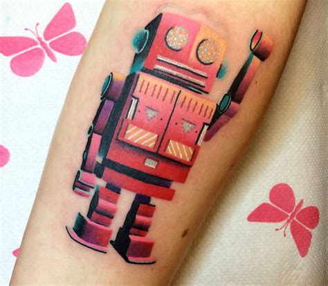 Robot Tattoo By Todryk Tattoo Photo 15277