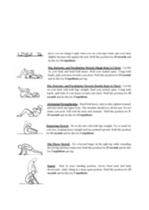 Solution Study Guide Physiotherapy Williams Flexion Exercises Studypool