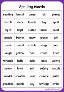 Five words are selected that promote sound recognition, spelling patterns and chunks. Important Spelling Words for 3rd Grade - Your Home Teacher
