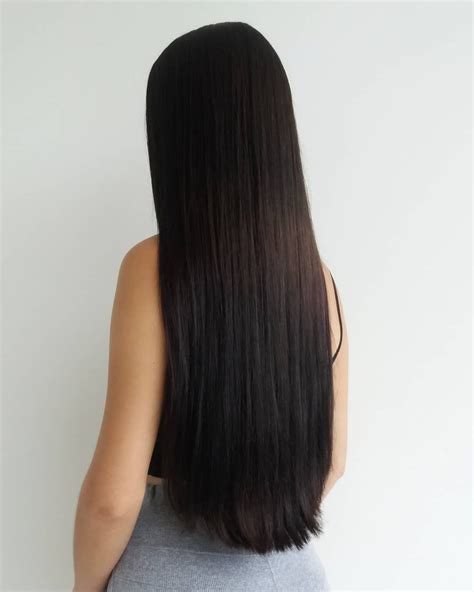 💜 Sigam Instablogdathaay Long Dark Hair Straight Hairstyles Long