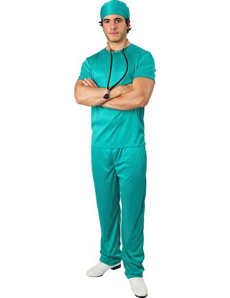Surgeon Doctor Medical Scrubs Adult Costume Standard